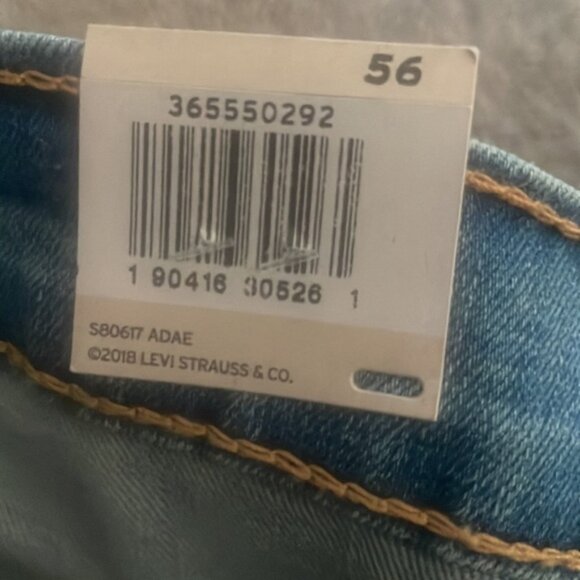 Levi’s 511 56 Men’s Slim Stretch Cutoff Jean Shorts Size 56 - Picture 7 of 8